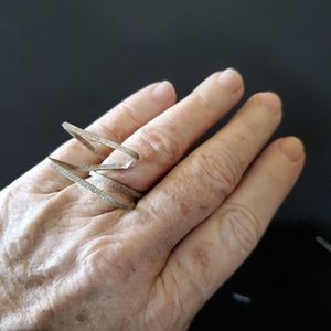 Ute Decker sterling ring size 8